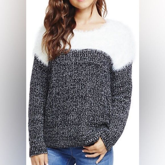 Two by Vince Camuto Eyelash and Marled Knit Sweater XL - Picture 1 of 6